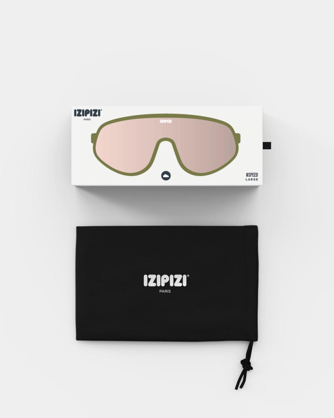 Trendy SPEED glasses Kaki Green Low Light - Izipizi