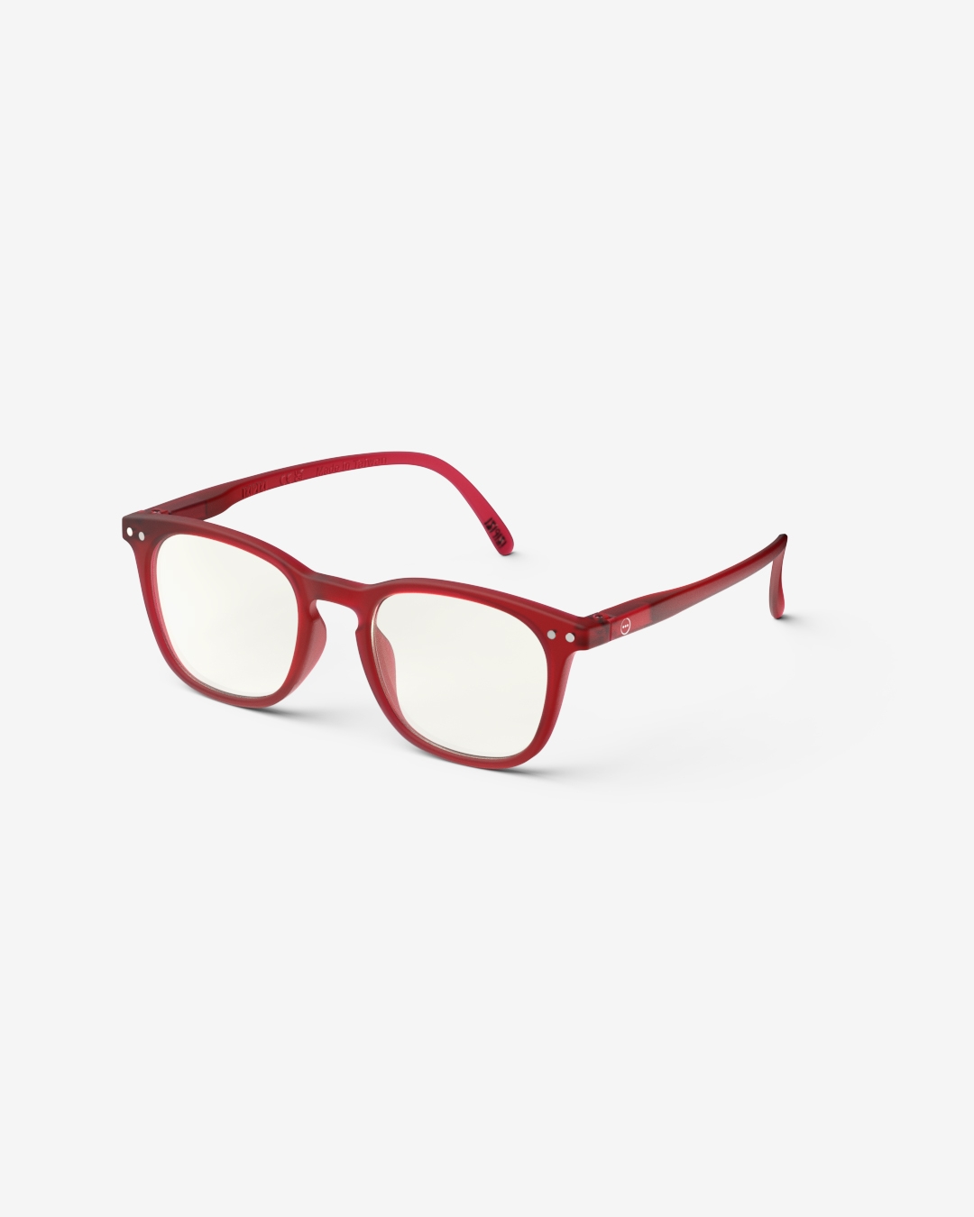 Lunette #E Red Trapèze Rouge à la mode - Izipizi