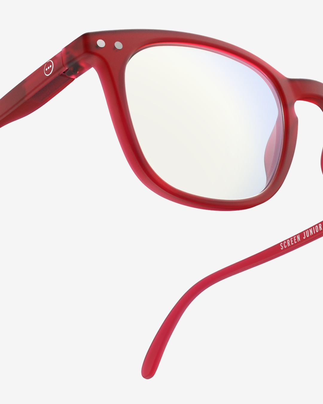 Lunette #E Red Trapèze Rouge à la mode - Izipizi