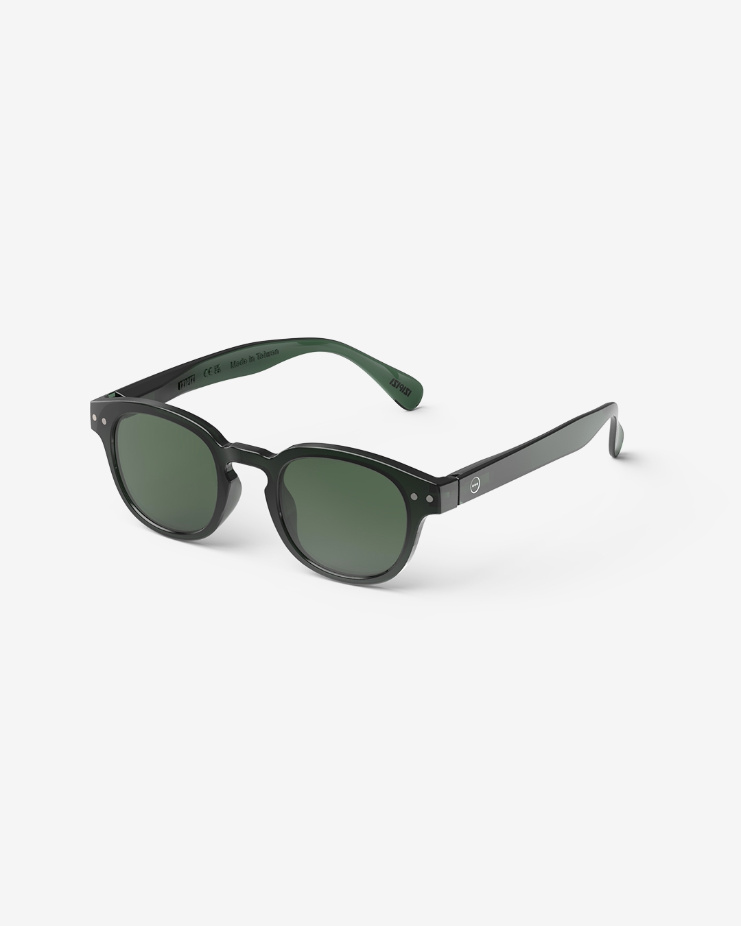 Trendy JUNIOR SUN glasses #c Bakelite Green Cuadrado - Izipizi
