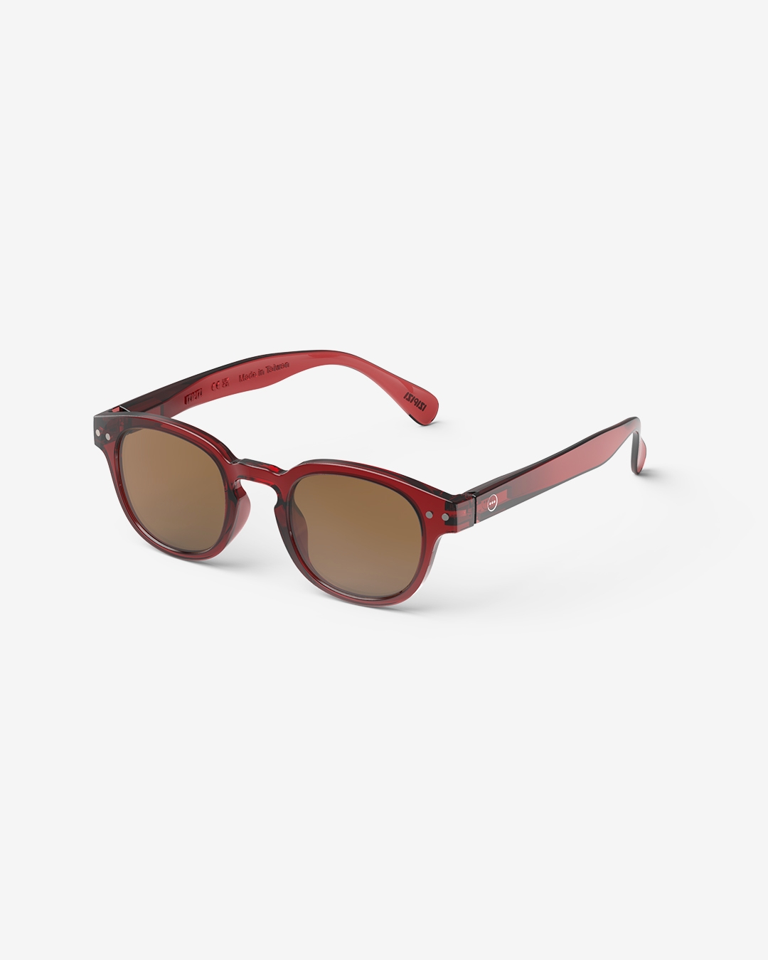 Brille #c Red Tape Quadrat Rot - Izipizi