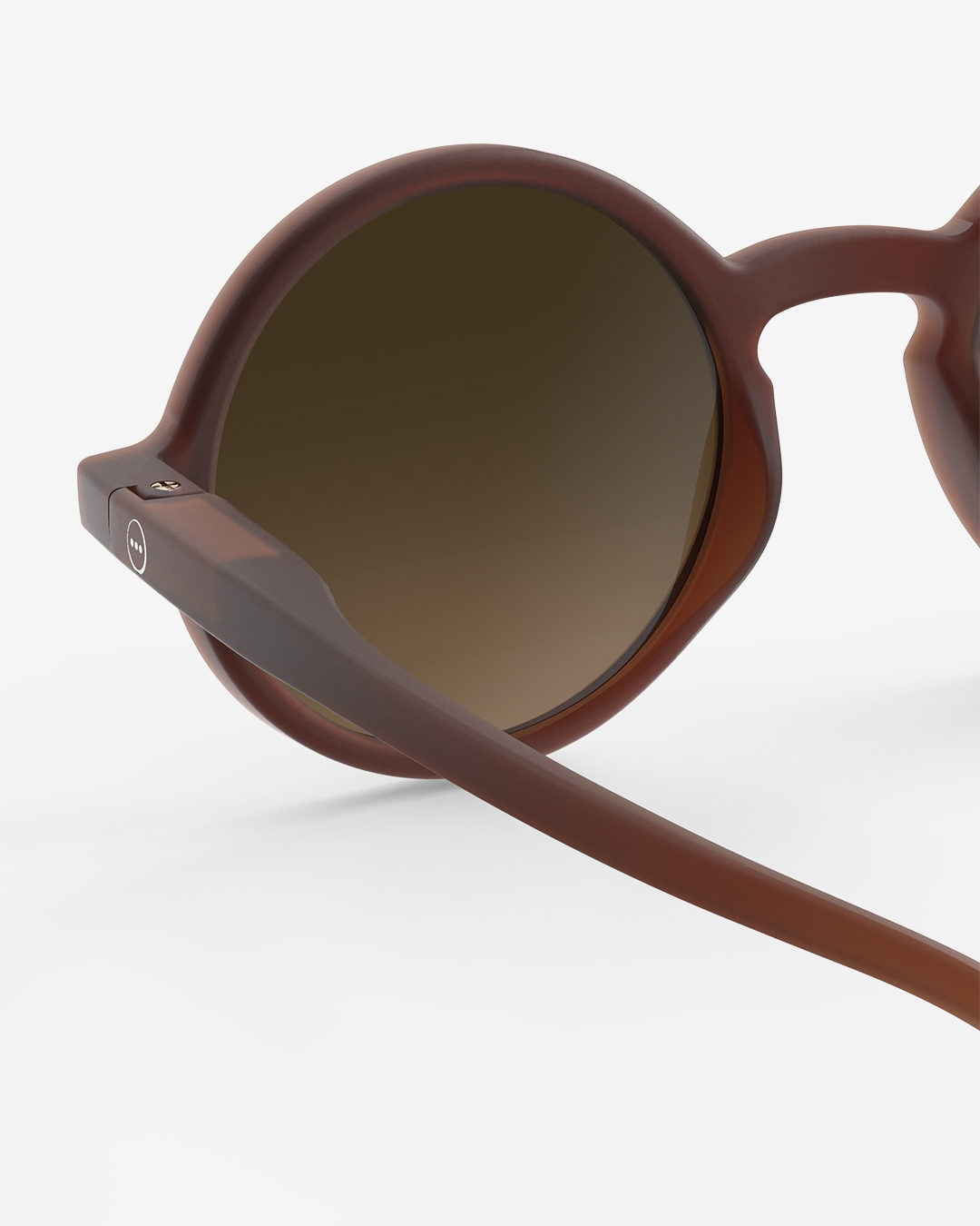 Gafas #g Mahogany Redonda Castaño - Izipizi