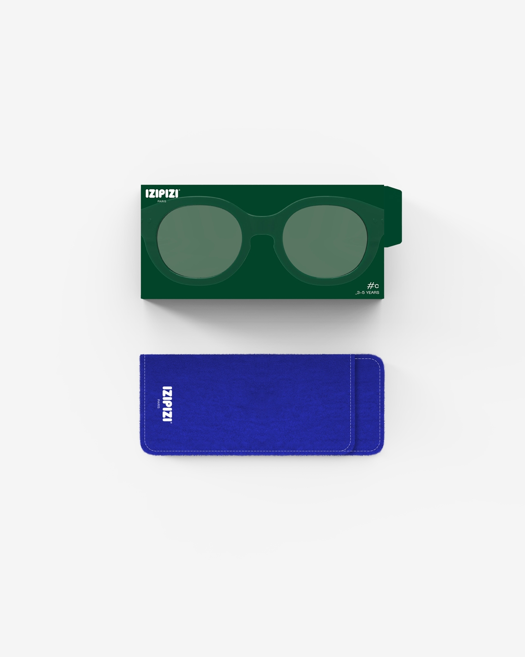 Trendy KIDS PLUS glasses #c Bakelite Green Square - Izipizi