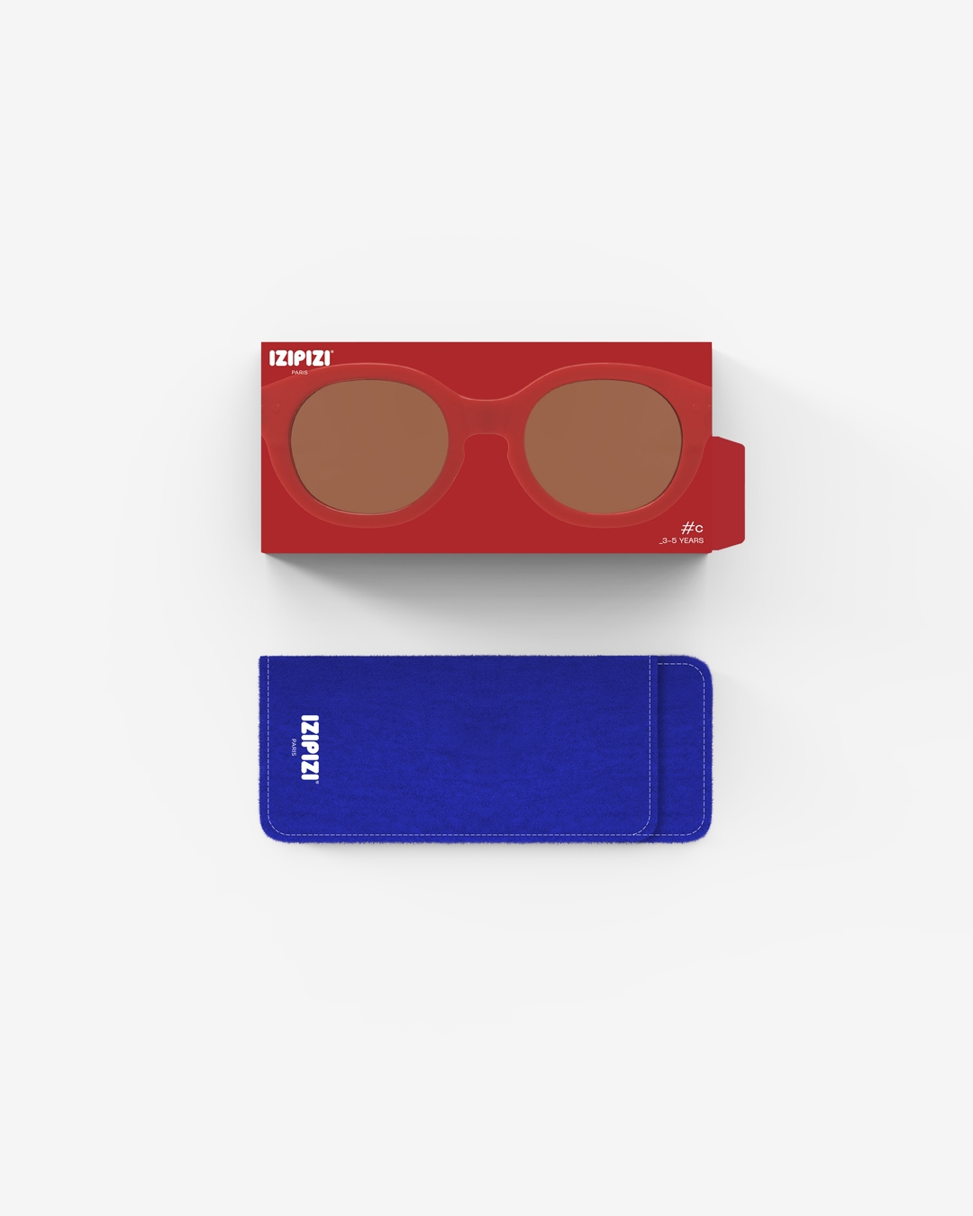 Gafas #c Red Tape Cuadrado Rojo - Izipizi