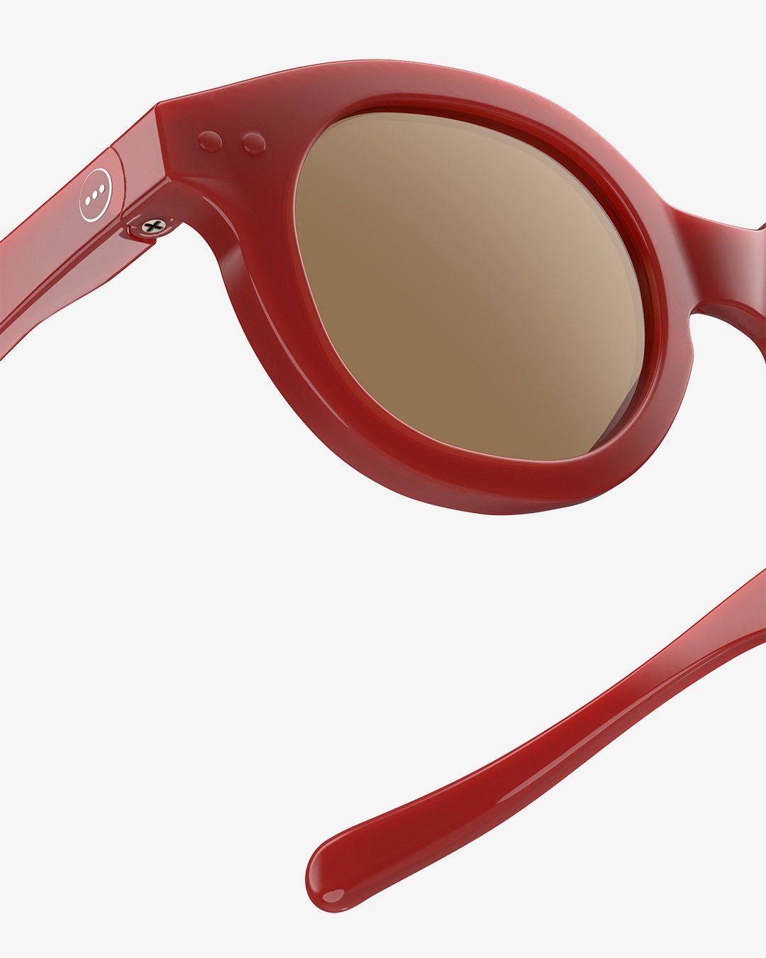Lunette #c Red Tape Carré Rouge à la mode - Izipizi