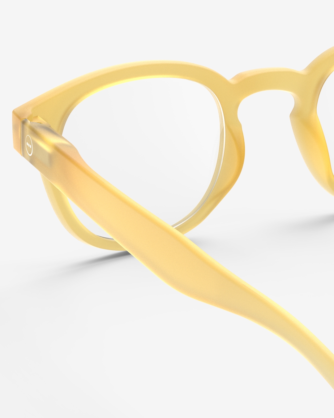 Lunette #C Yellow Honey Carré Jaune à la mode - Izipizi