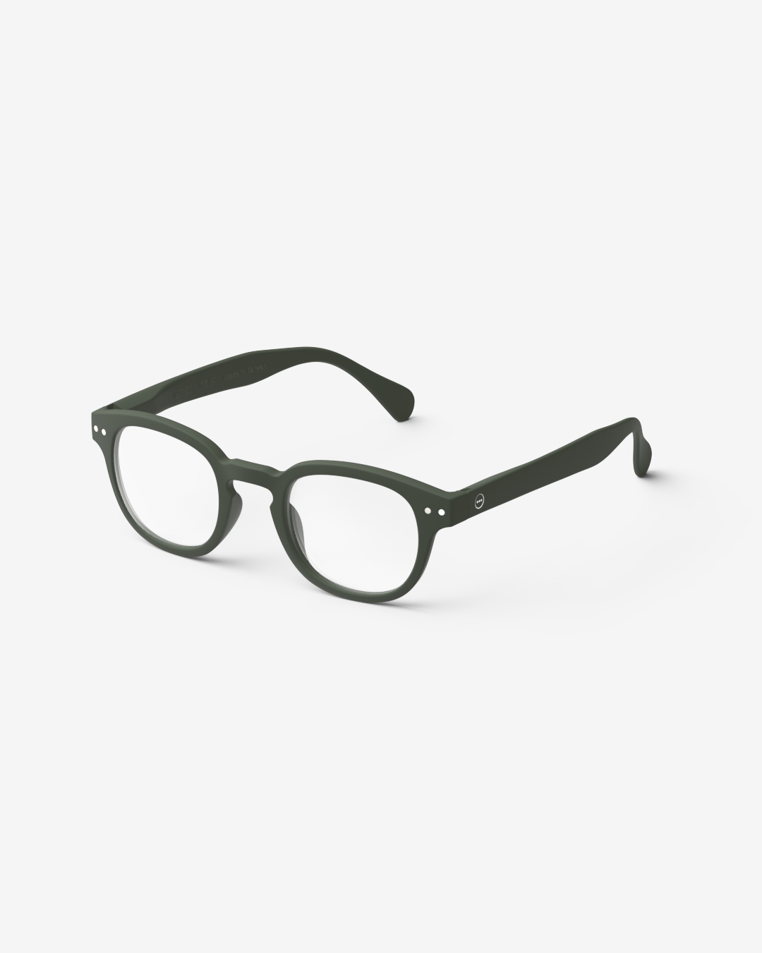 Lunette #C Kaki Green Carré Vert à la mode - Izipizi