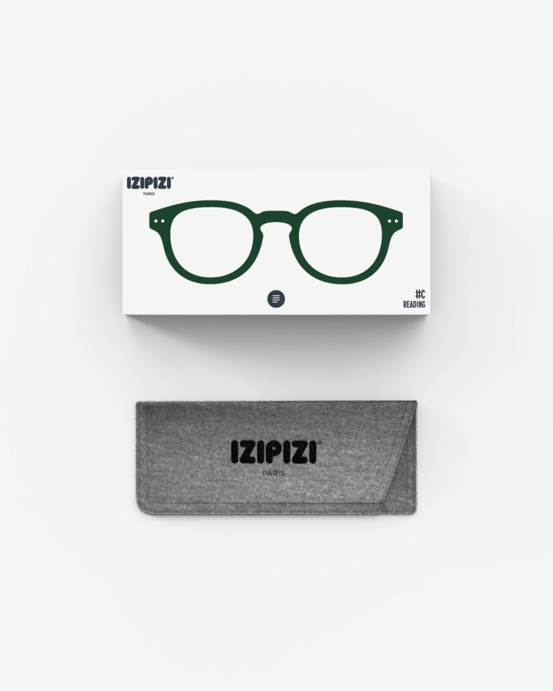 Gafas #C Kaki Green Cuadrado Verde - Izipizi