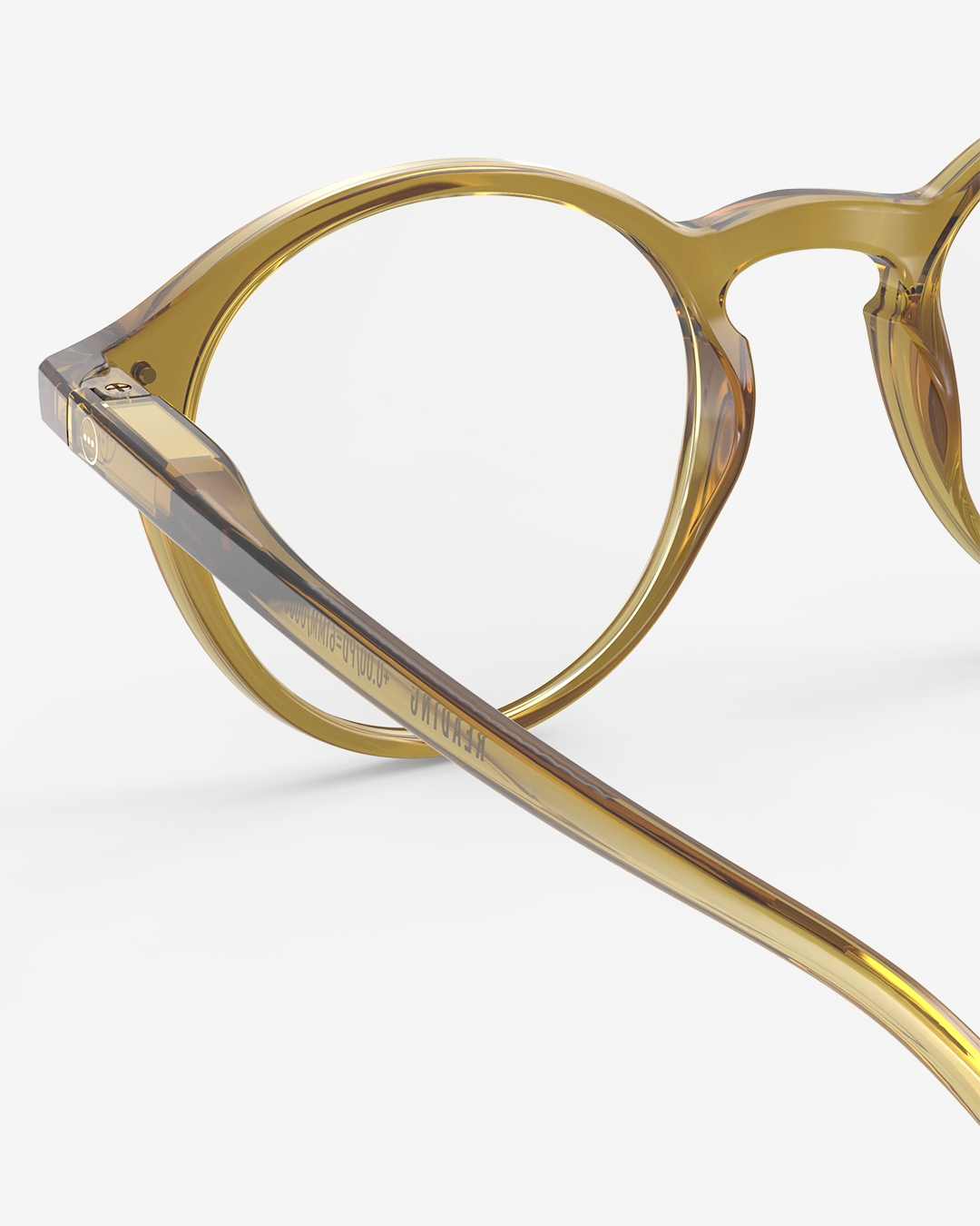 Trendy READING glasses #D Golden Green Pantos - Izipizi