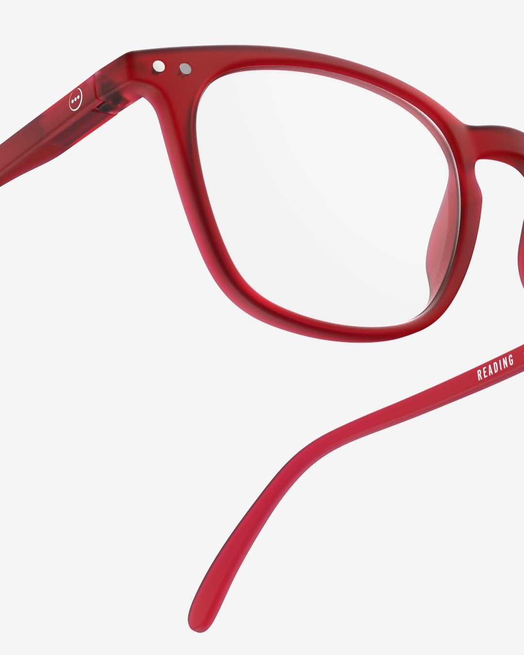 Trendy READING glasses #E Red Trapeze - Izipizi