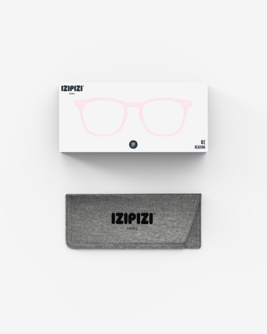 Lunette #E Pink Trapèze Rose à la mode - Izipizi