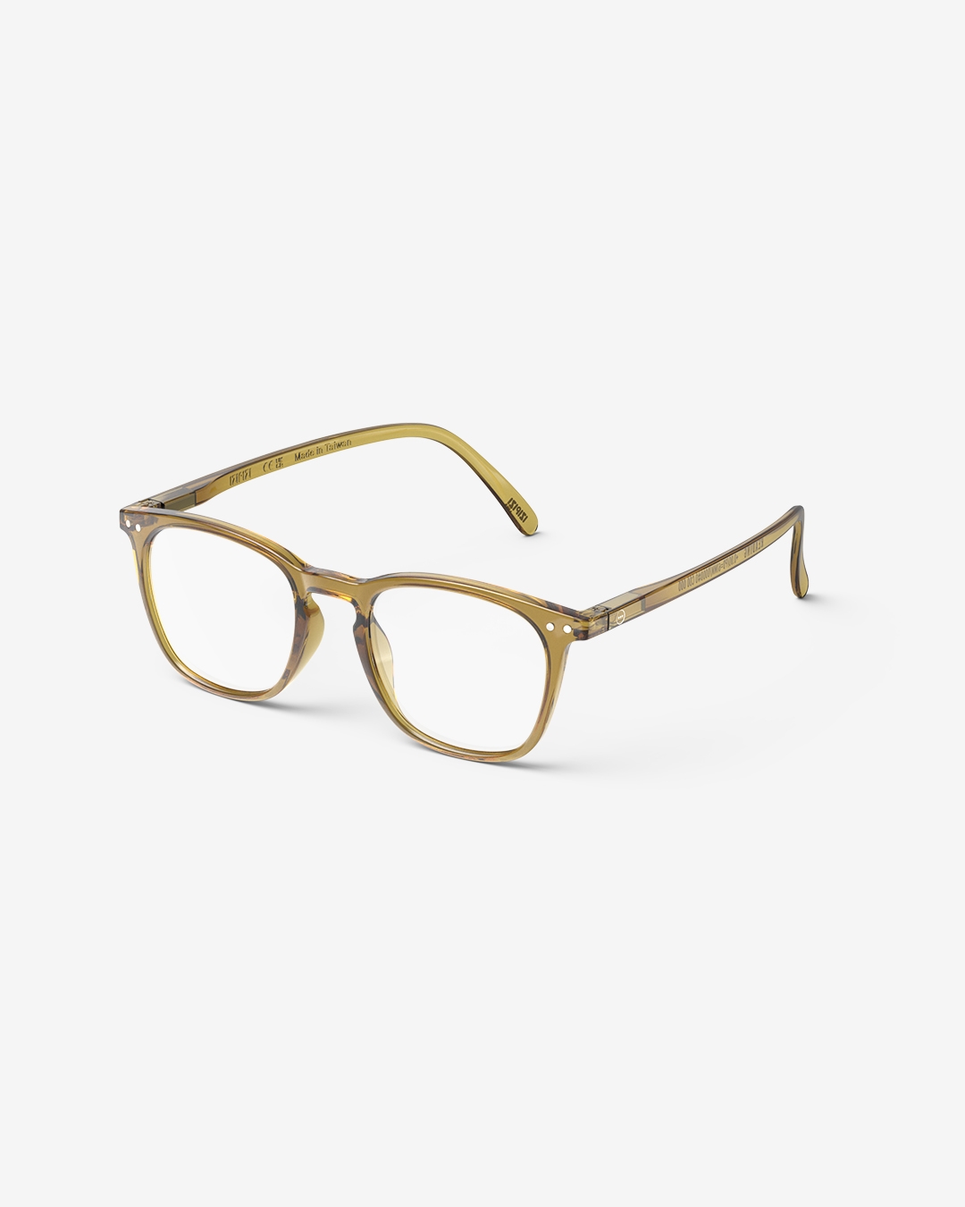 Gafas #E Golden Green Trapezoidale Verde - Izipizi