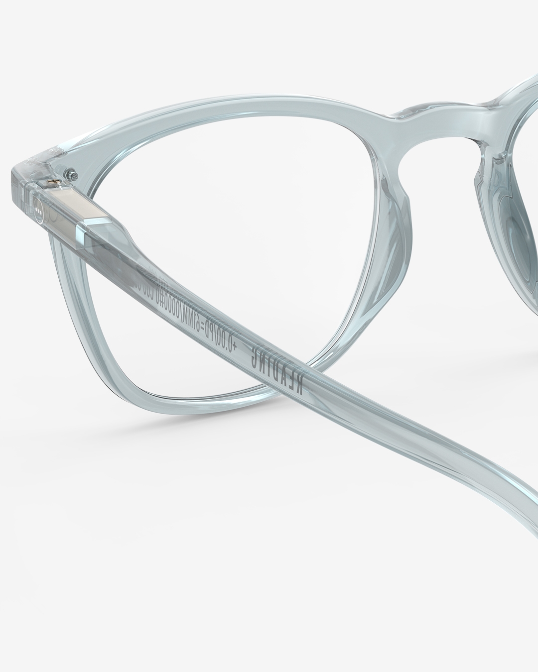 Brille #E Frozen Blue Trapezförmige Blau - Izipizi