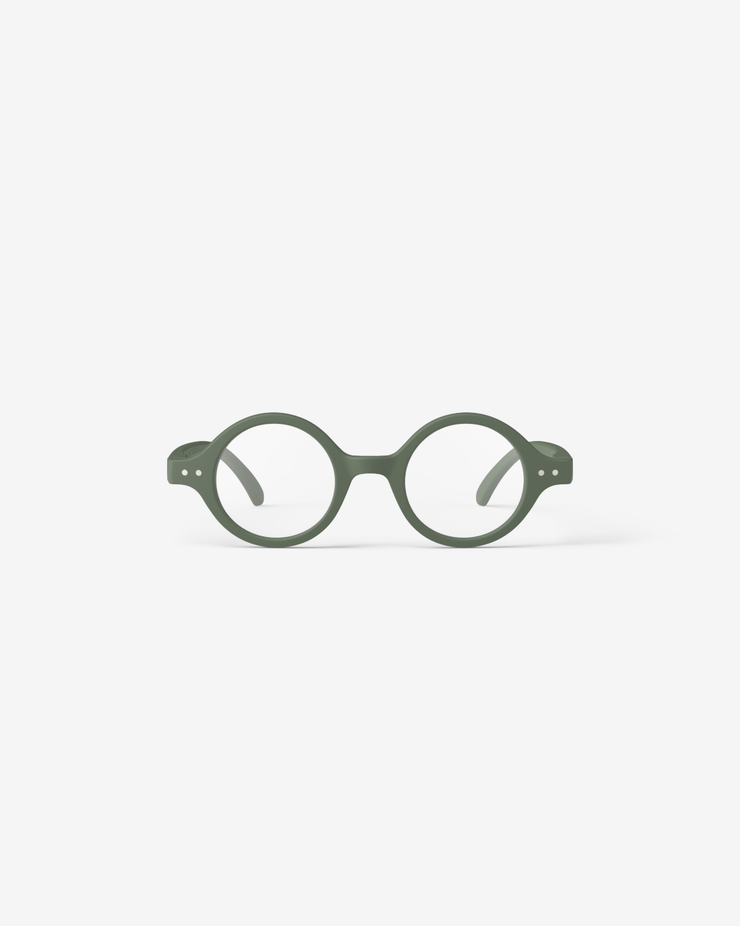 Lunette #J Kaki Green Ronde Vert à la mode - Izipizi