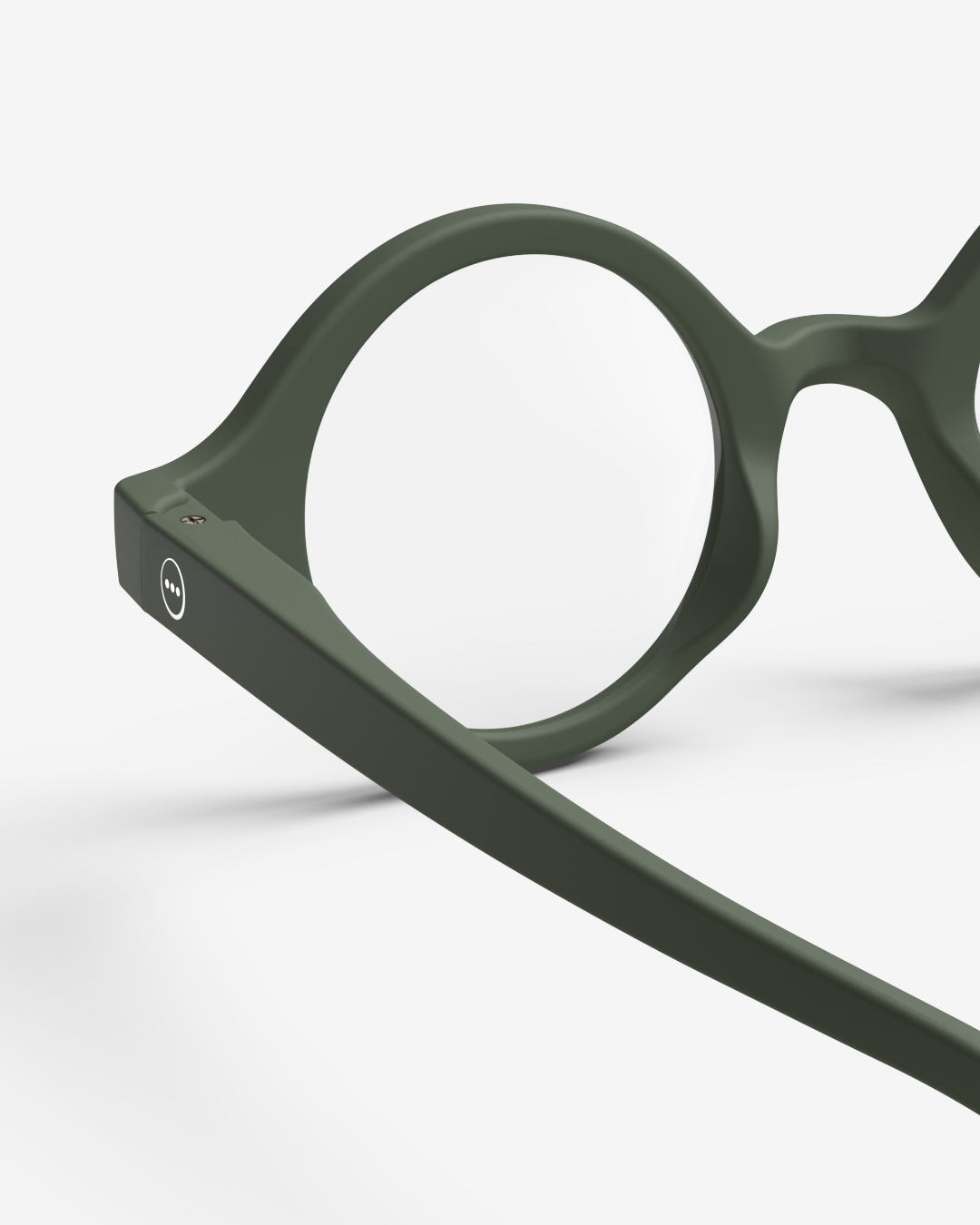 Lunette #J Kaki Green Ronde Vert à la mode - Izipizi