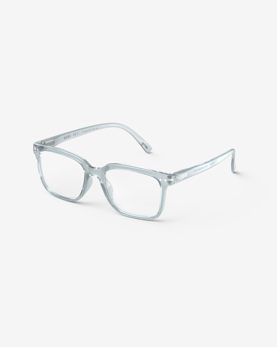 Lunette #L Frozen Blue Rectangulaire Bleu à la mode - Izipizi