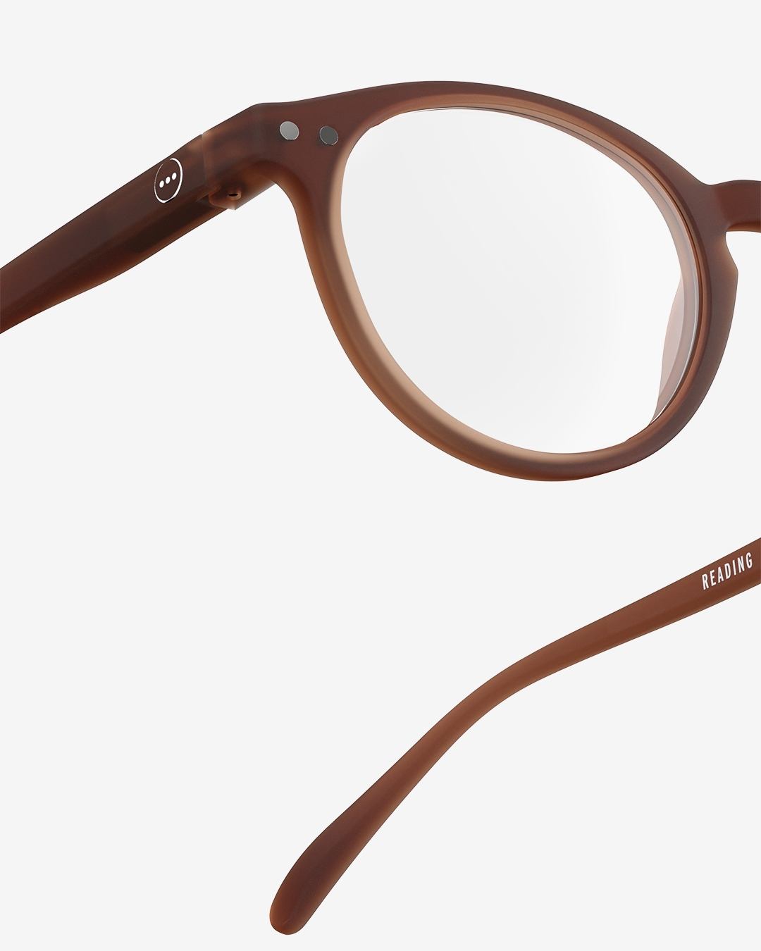 Trendy READING glasses #A Mahogany Pantos - Izipizi