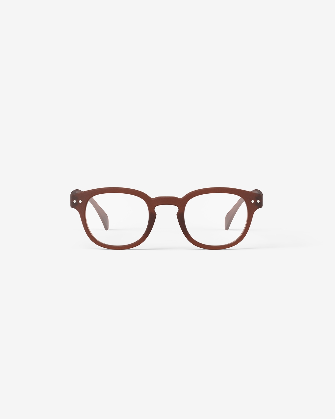 Lunette #C Mahogany Carré Marron à la mode - Izipizi