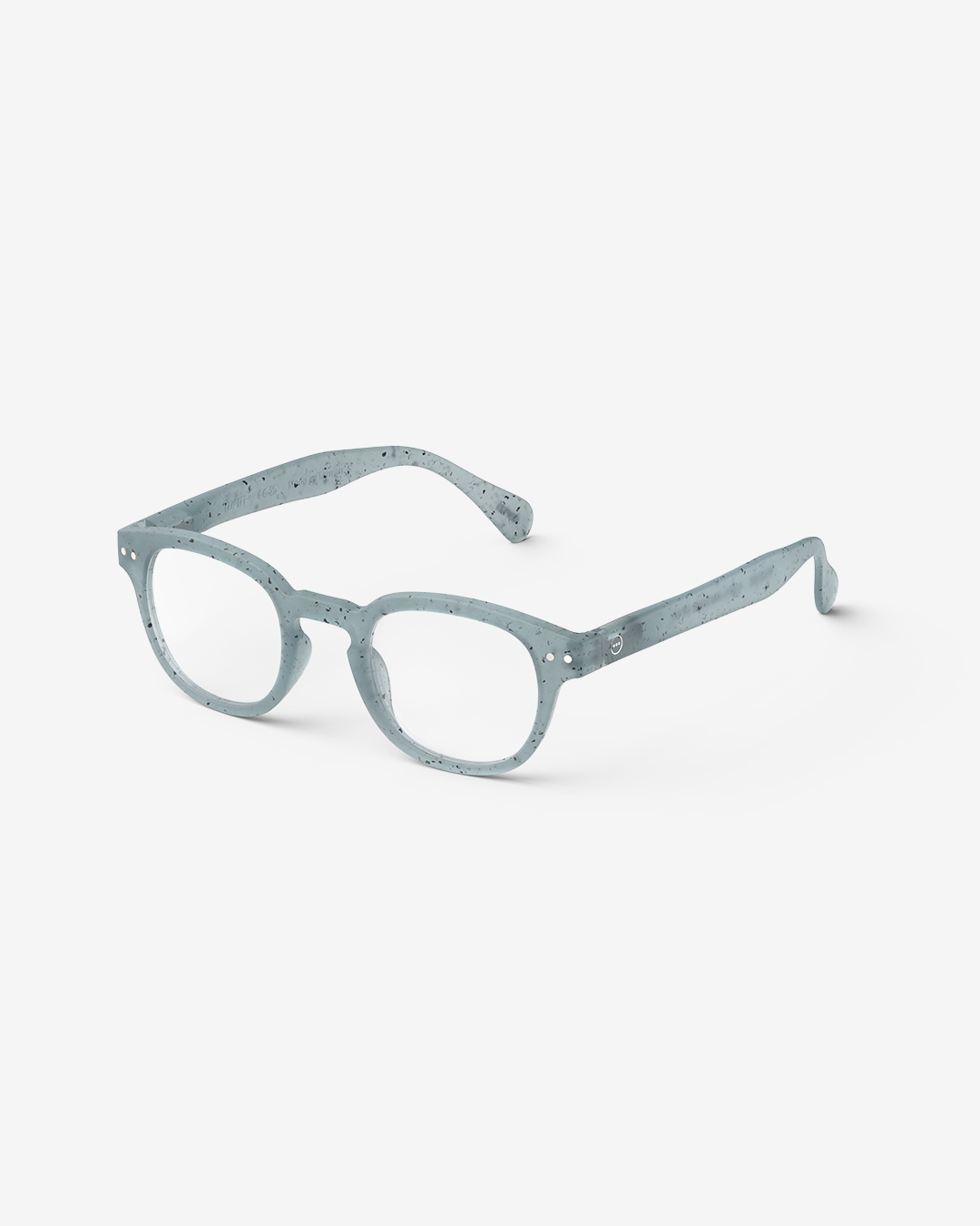 Trendy READING glasses #C Washed Denim Square - Izipizi