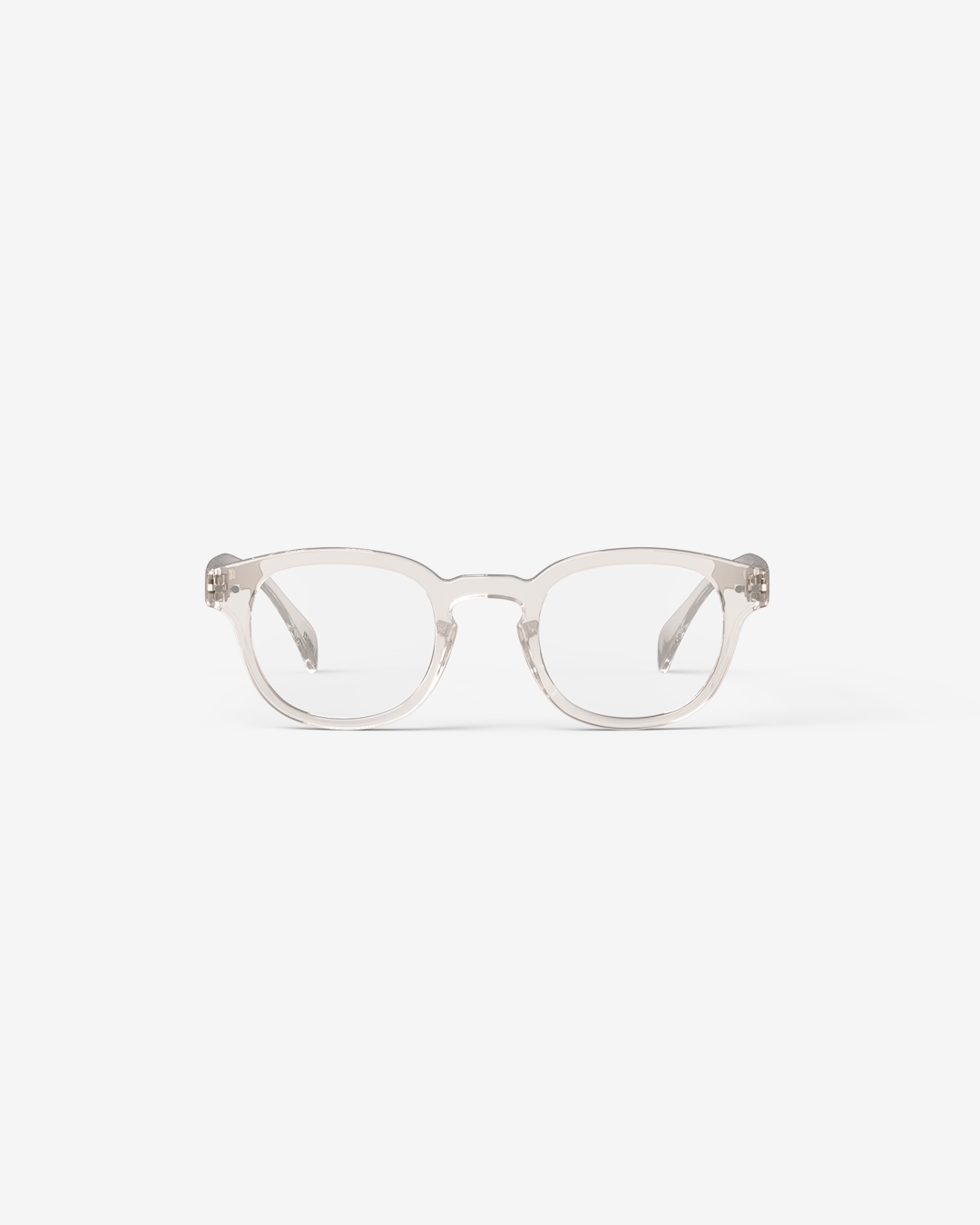 Trendy READING glasses #C Paper Note Beige Square - Izipizi