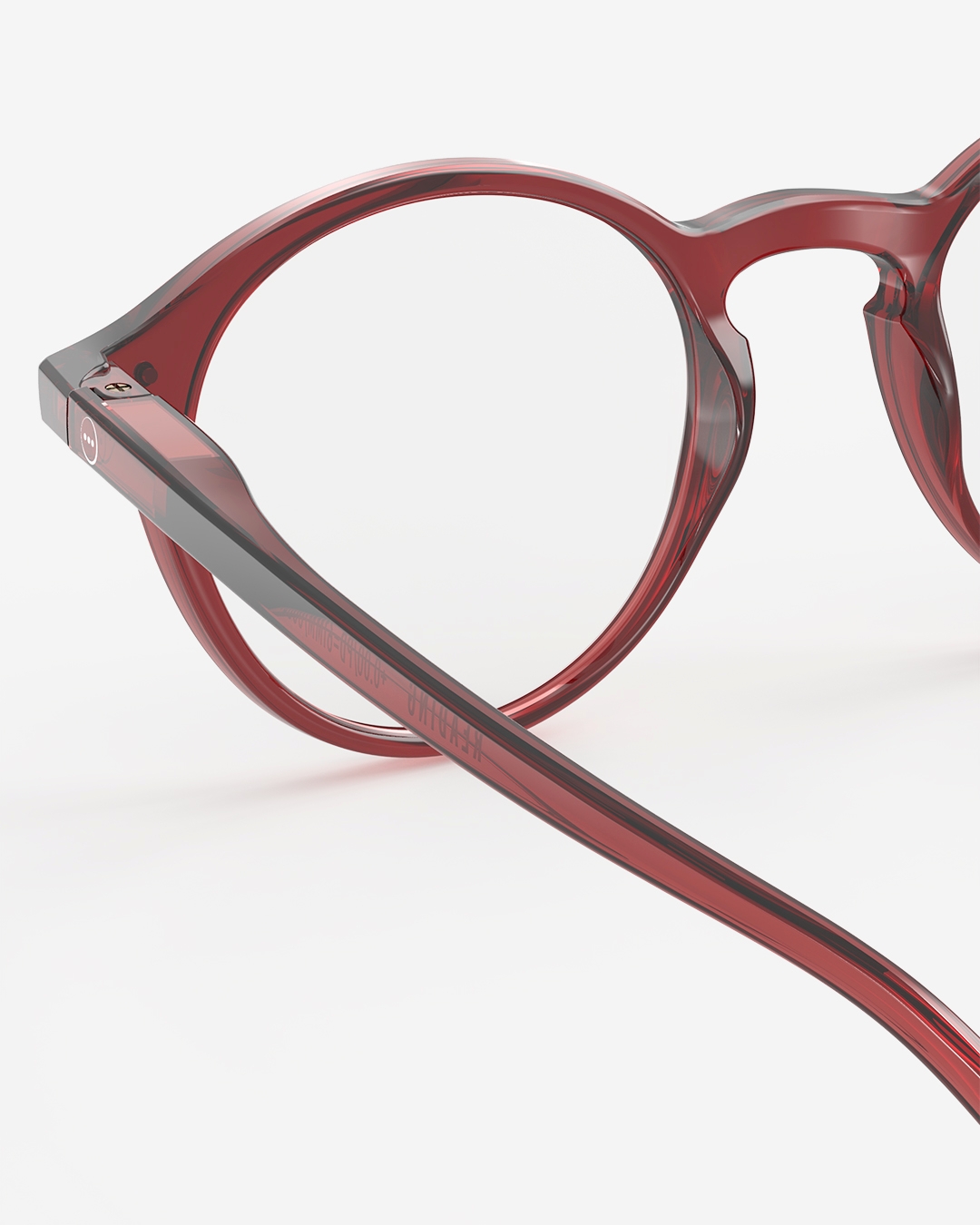 Trendy READING glasses #D Red Tape Pantos - Izipizi
