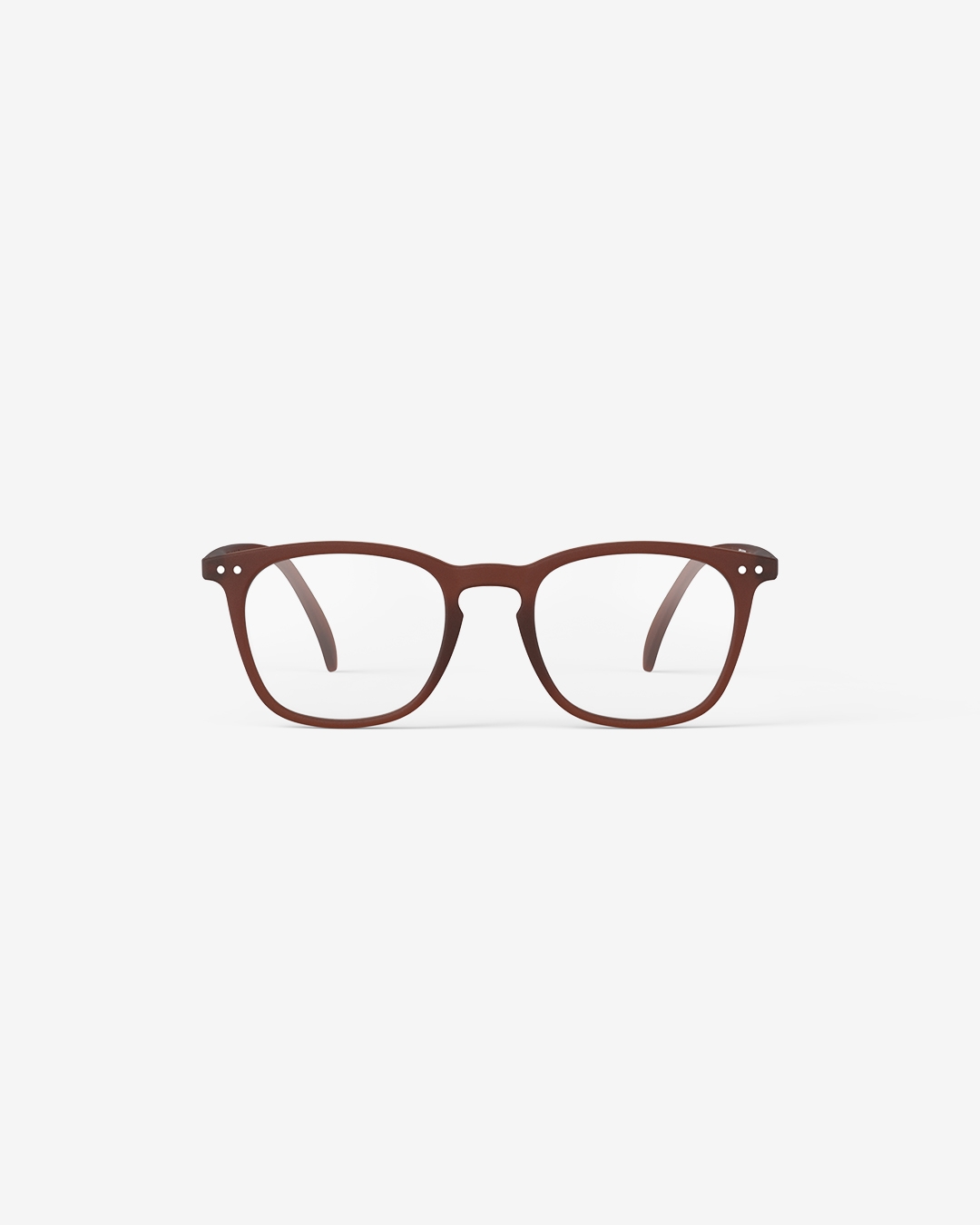 Trendy READING glasses #E Mahogany Trapezoidale - Izipizi