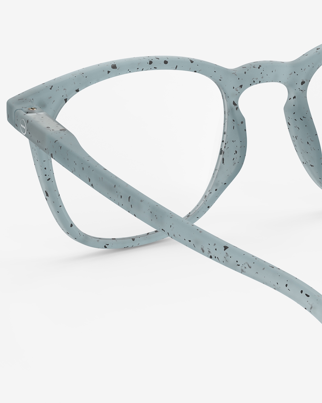 Trendy READING glasses #E Washed Denim Trapeze - Izipizi