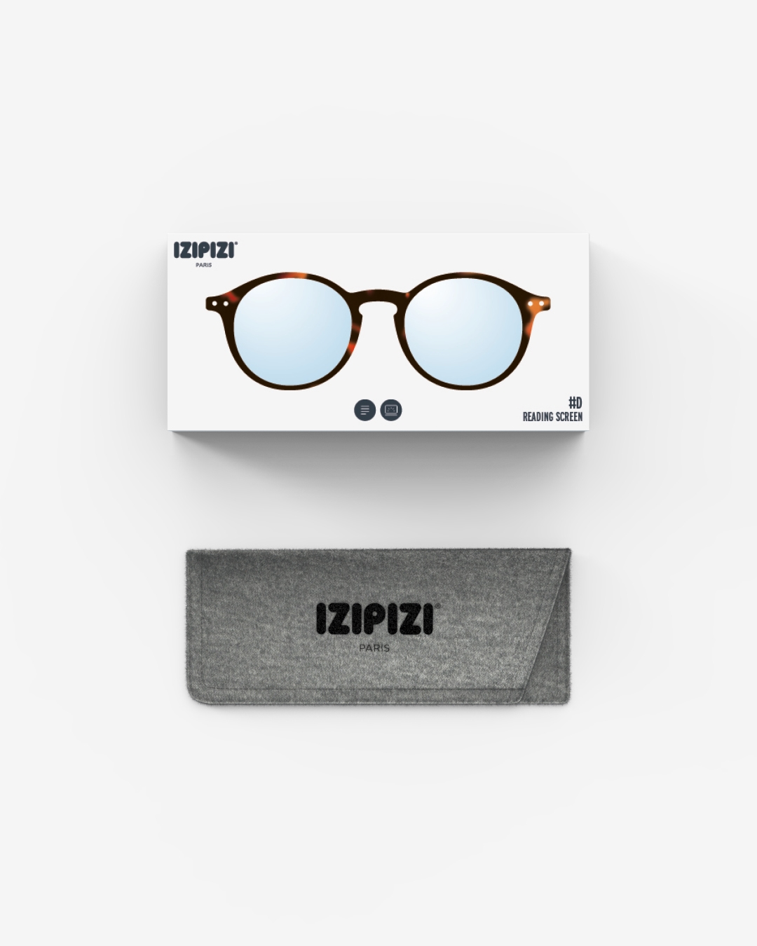 Brille #D Tortoise Pantos Braun - Izipizi