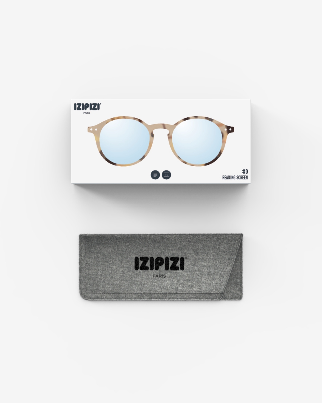 Lunette #D Light Tortoise Pantos Multicolore et motifs à la mode - Izipizi