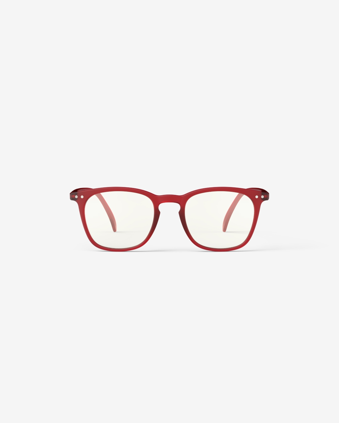 Lunette #E Red Trapèze Rouge à la mode - Izipizi