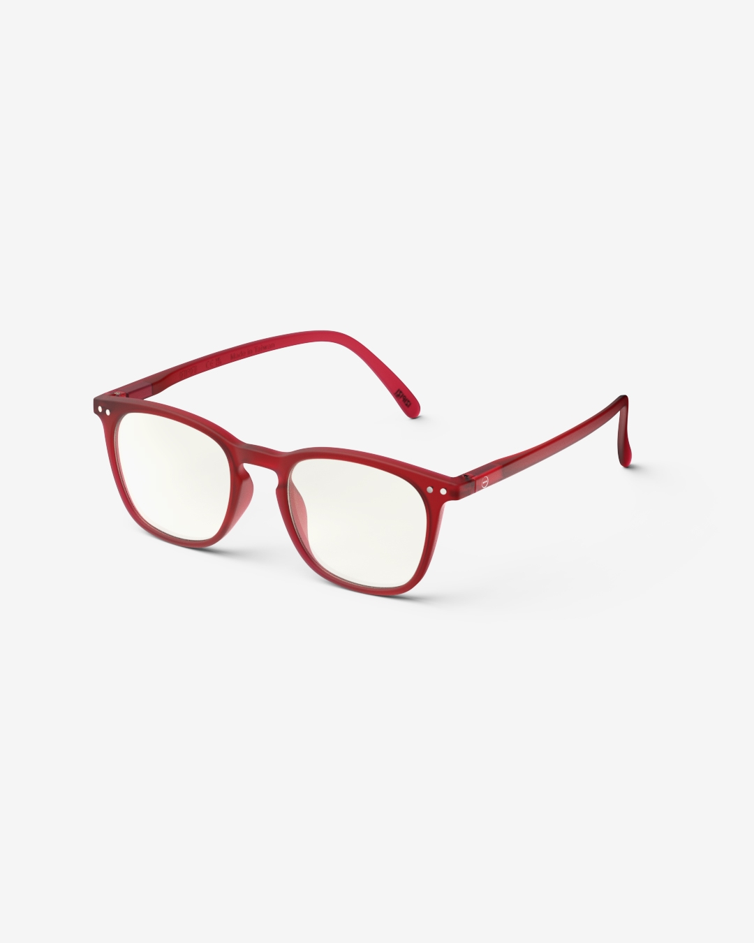 Lunette #E Red Trapèze Rouge à la mode - Izipizi