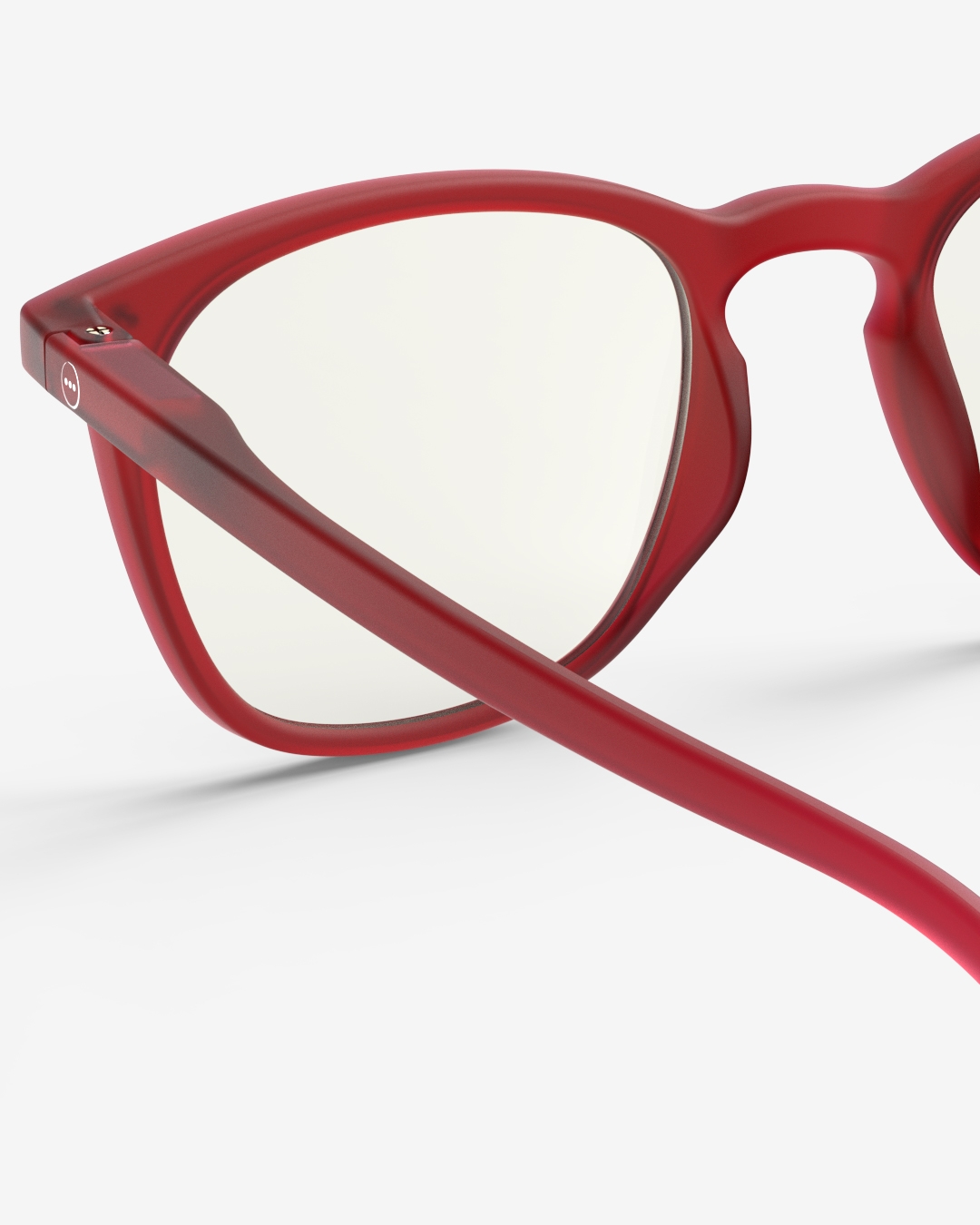 Lunette #E Red Trapèze Rouge à la mode - Izipizi