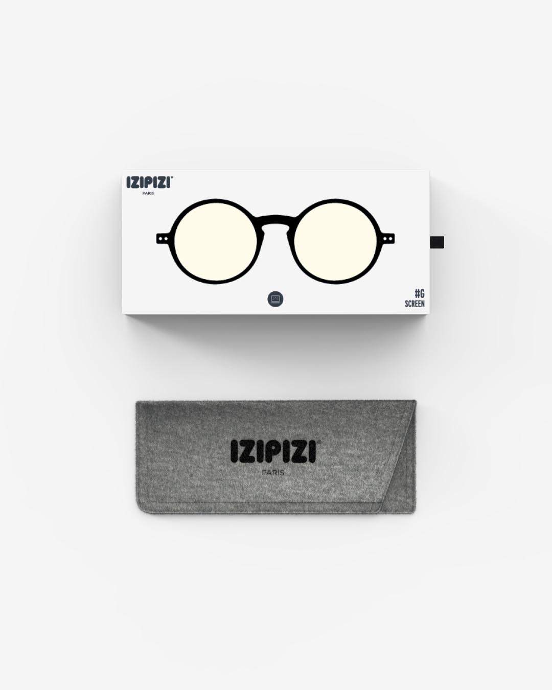 Trendy SCREEN glasses #G Black Round - Izipizi