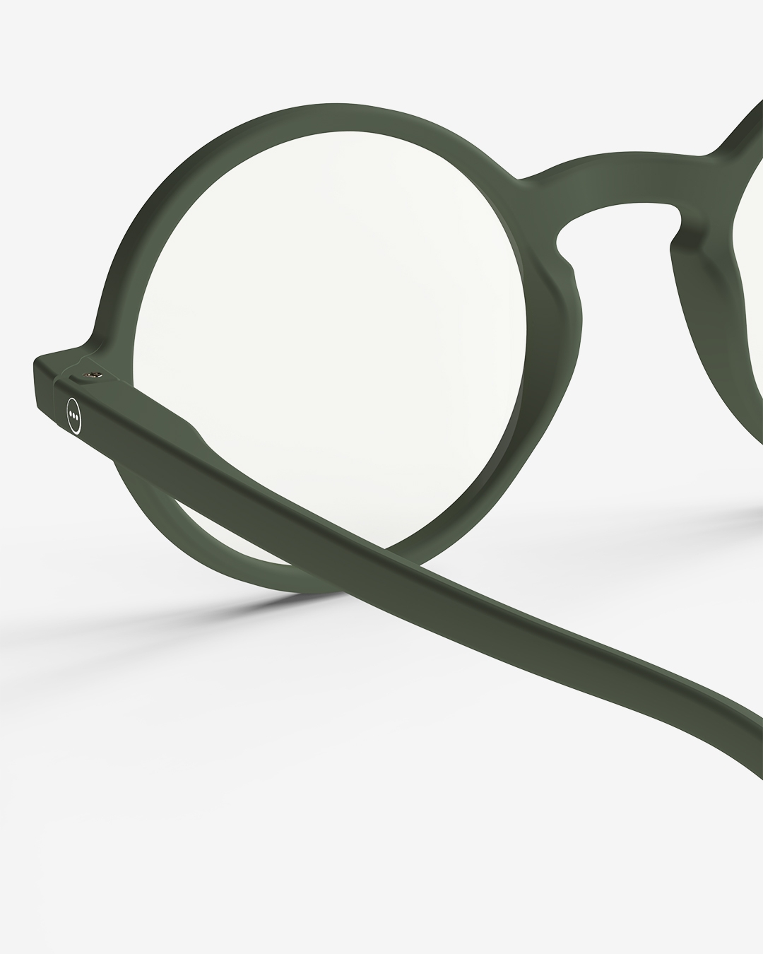 Trendy SCREEN glasses #G Kaki Green Round - Izipizi