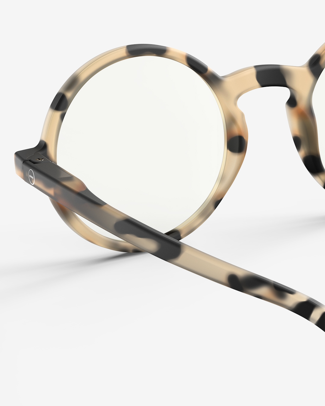 Lunette #G Light Tortoise Ronde Multicolore et motifs à la mode - Izipizi