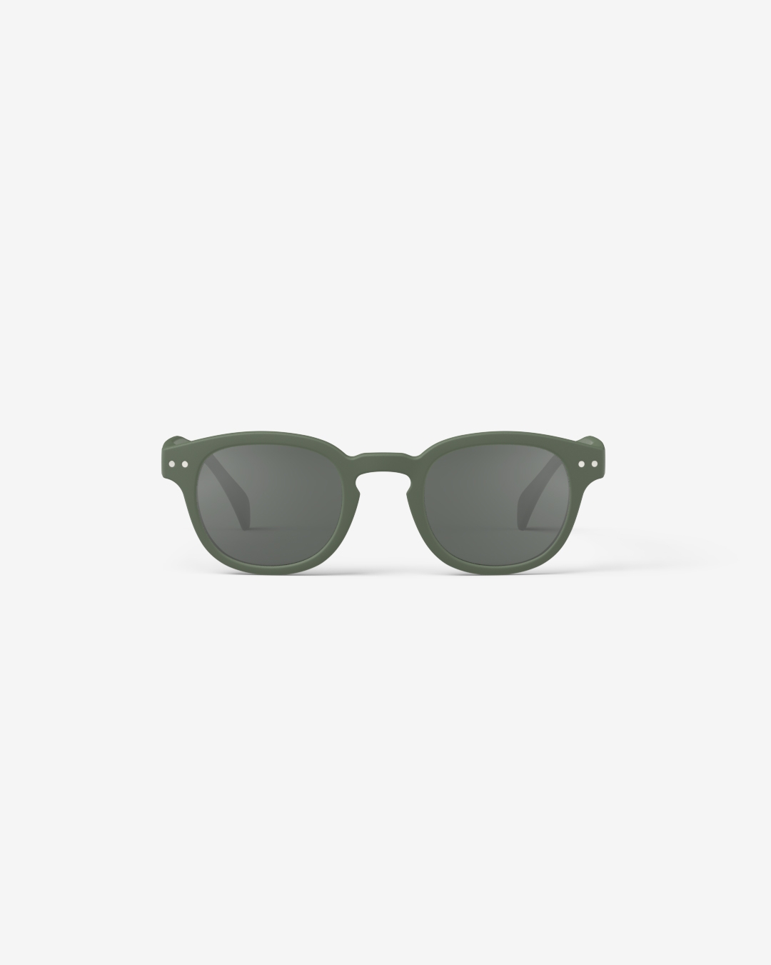 Lunette #C Kaki Green Carré Vert à la mode - Izipizi