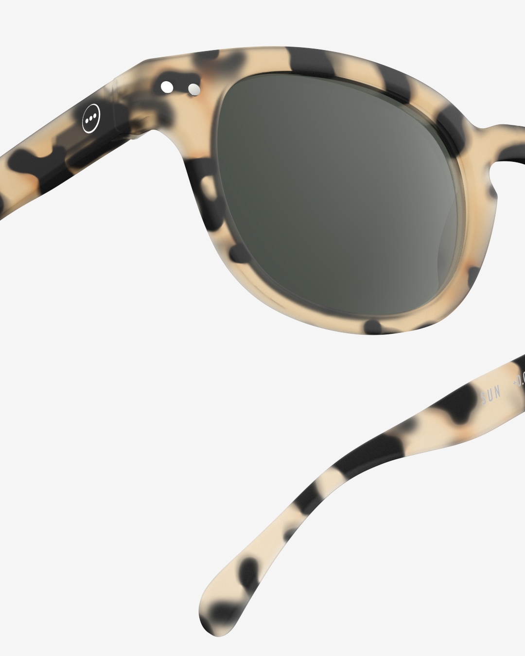 Gafas #C Light Tortoise Cuadrado Beige - Izipizi