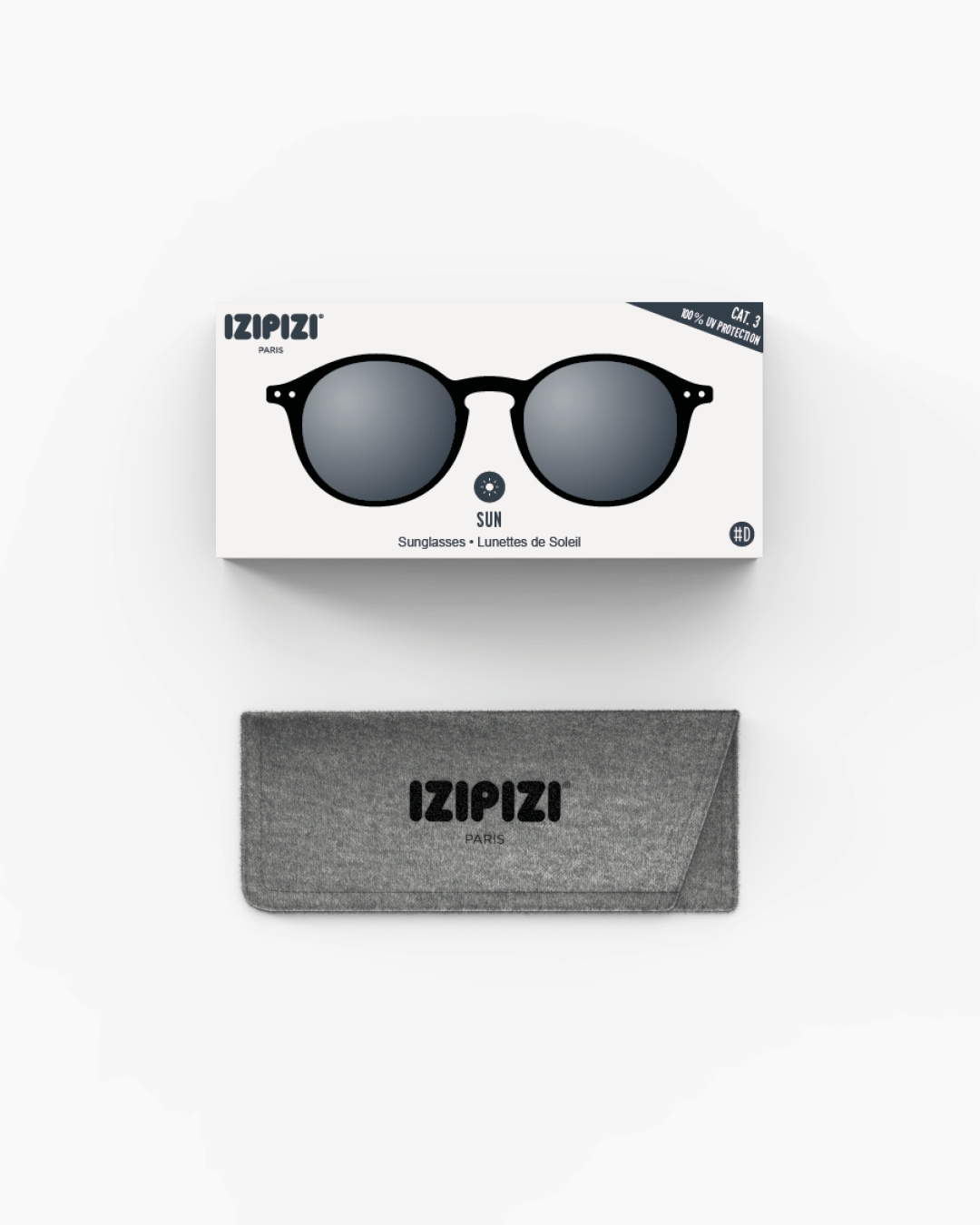 Lunette #D Black Pantos Noir à la mode - Izipizi