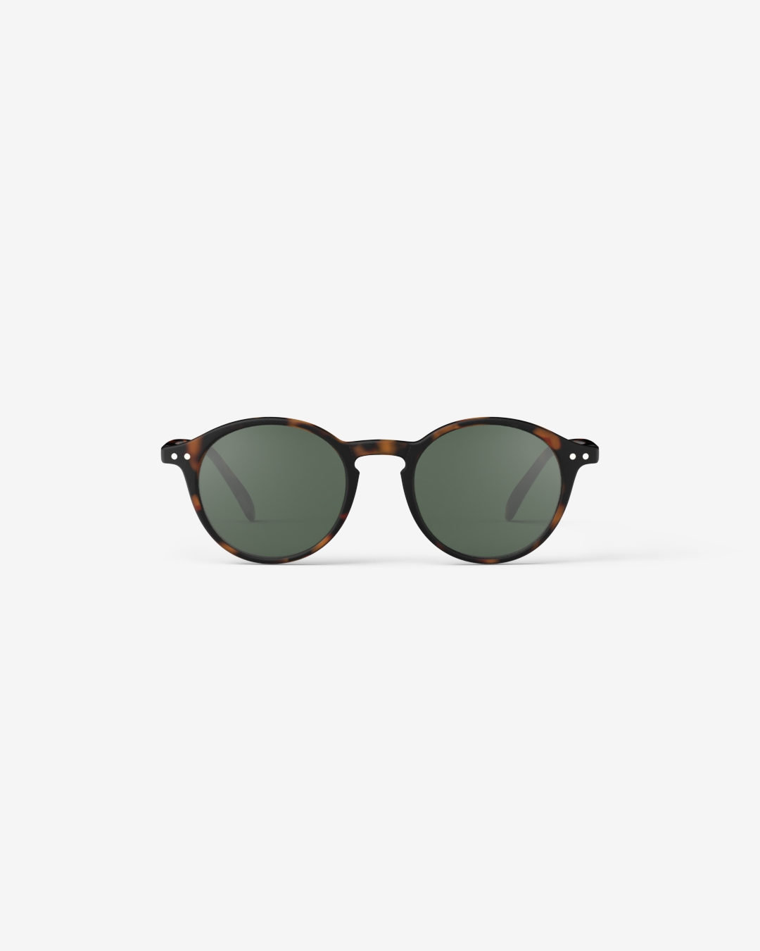 Lunette #D Tortoise Green Lenses Pantos Multicolore et motifs à la mode - Izipizi