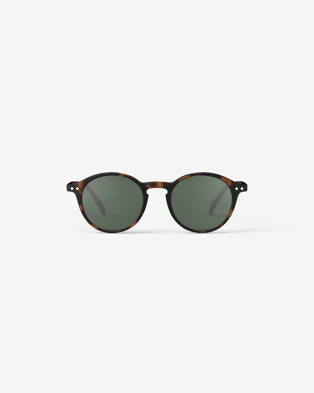 Trendy SUN glasses #D Tortoise Green Lenses Pantos - Izipizi