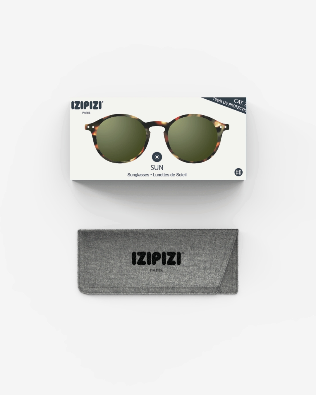 Gafas #D Tortoise Green Lenses Pantos Castaño - Izipizi