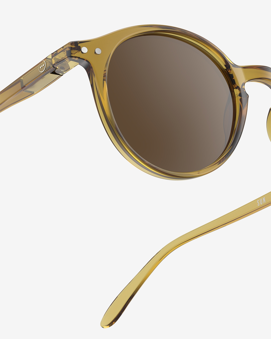 Trendy SUN glasses #D Golden Green Pantos - Izipizi