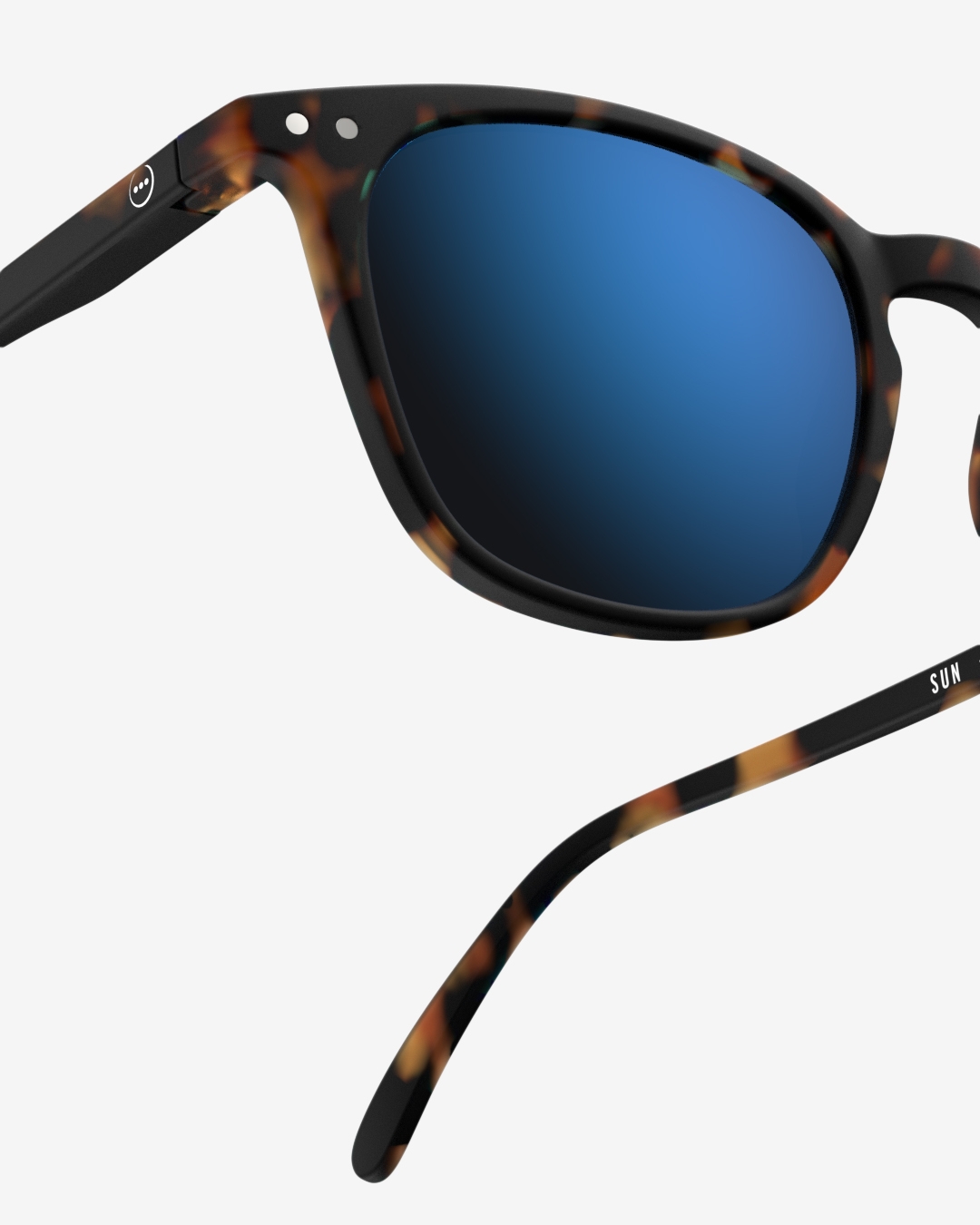 Lunettes #E Tortoise Mirror  Monture Trapèze tendance- IZIPIZI