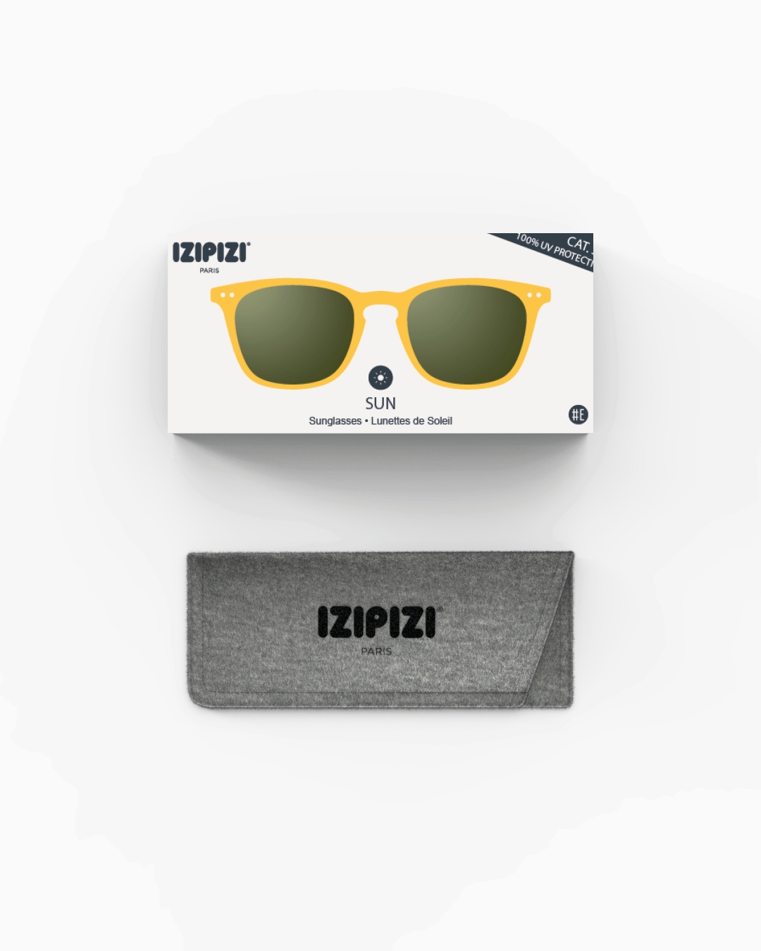 Trendy SUN glasses #E Yellow Honey Trapeze - Izipizi