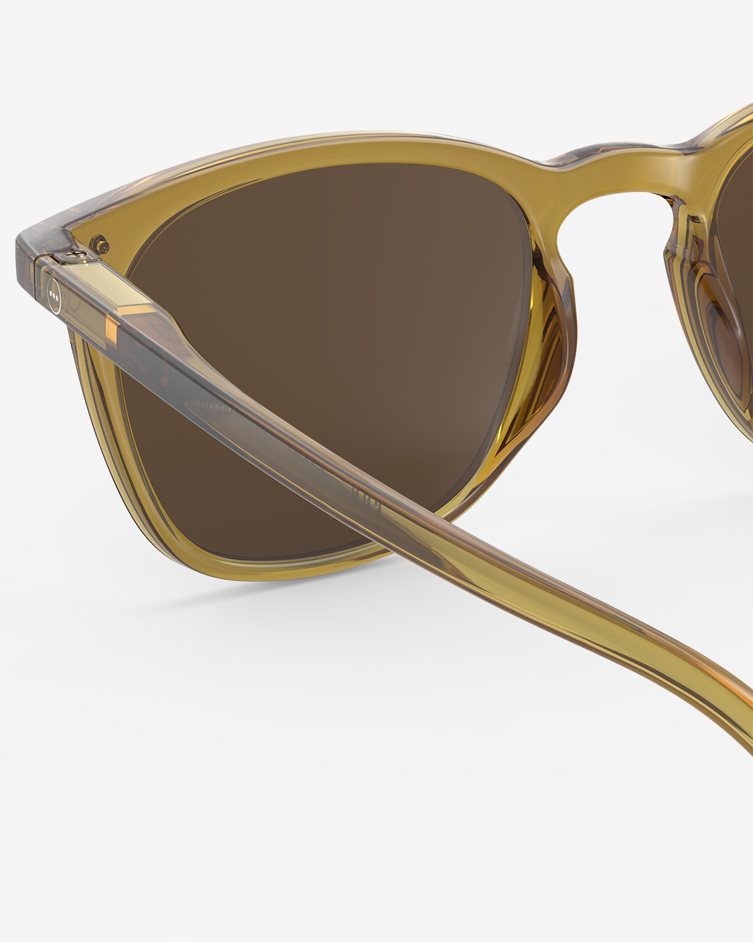 Brille #E Golden Green Trapezförmige Grün - Izipizi