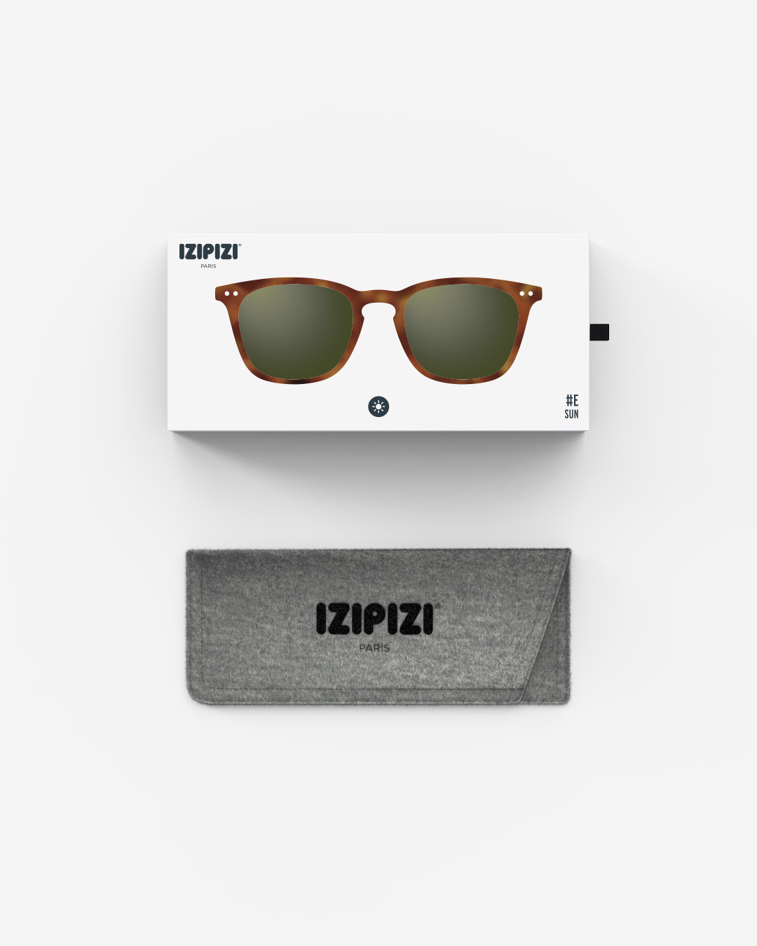 Gafas #E Havane Trapezoidale Castaño - Izipizi