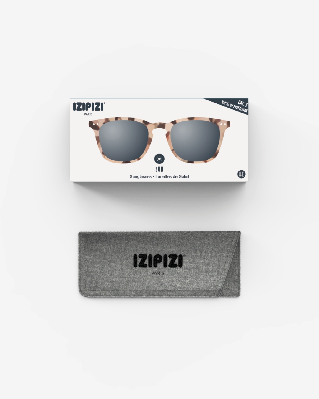 Trendy SUN glasses #E Light Tortoise Trapezoidale - Izipizi