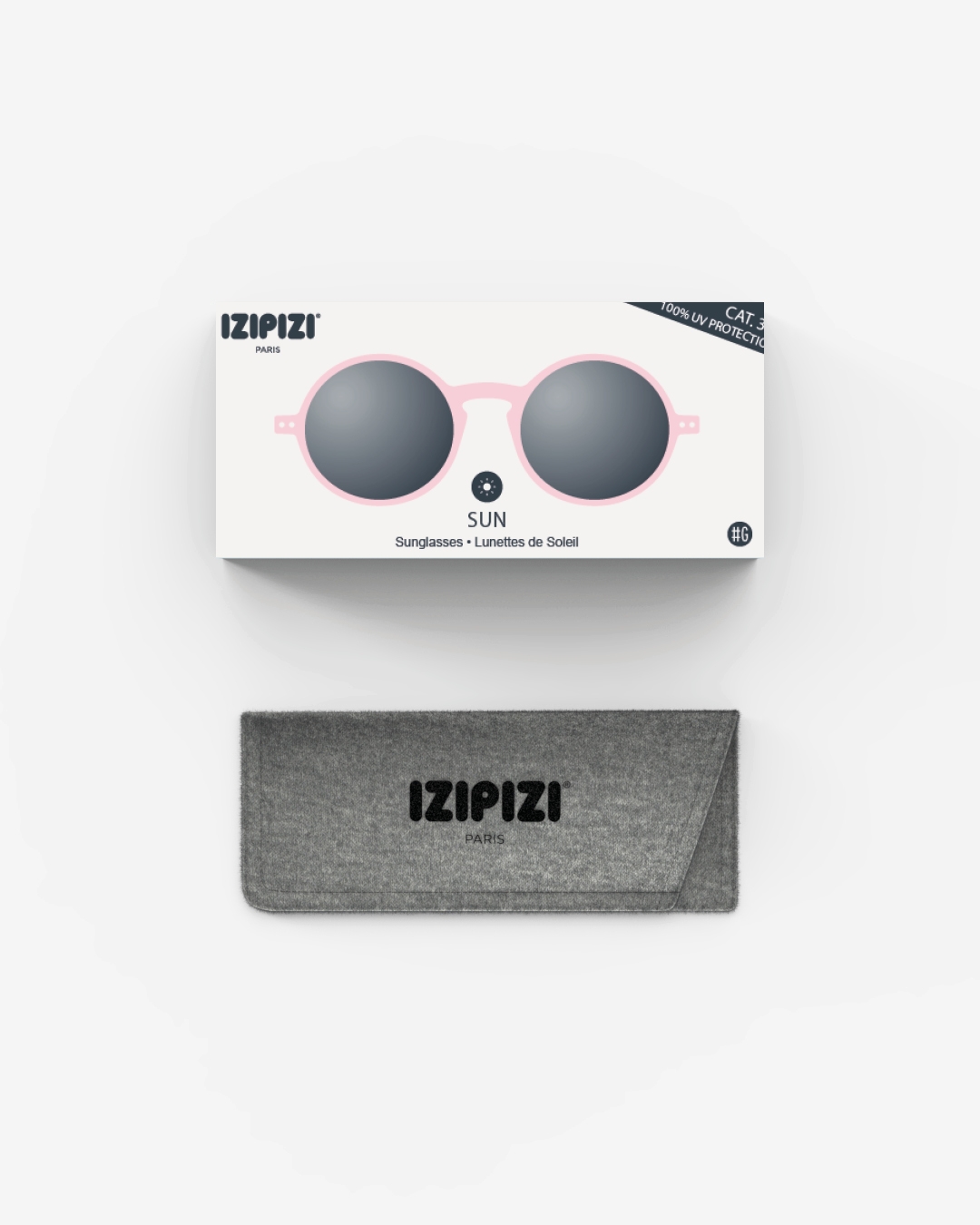 Gafas #G Pink Redonda Rosado - Izipizi