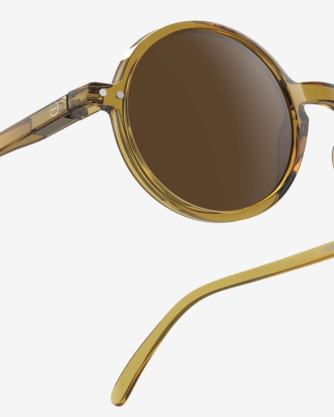 Brille #G Golden Green Runde Grün - Izipizi