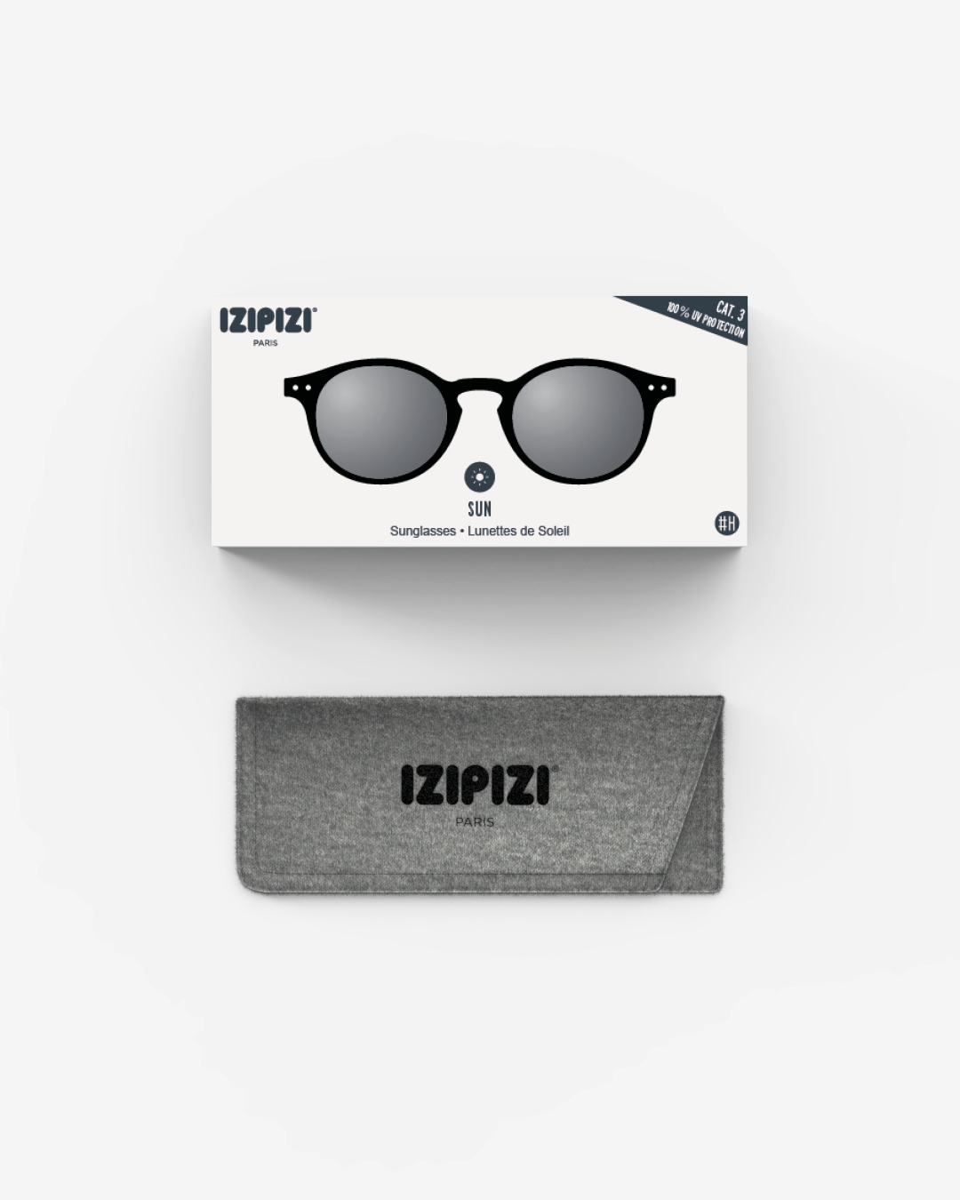 Trendy SUN glasses #H Black Pantos - Izipizi